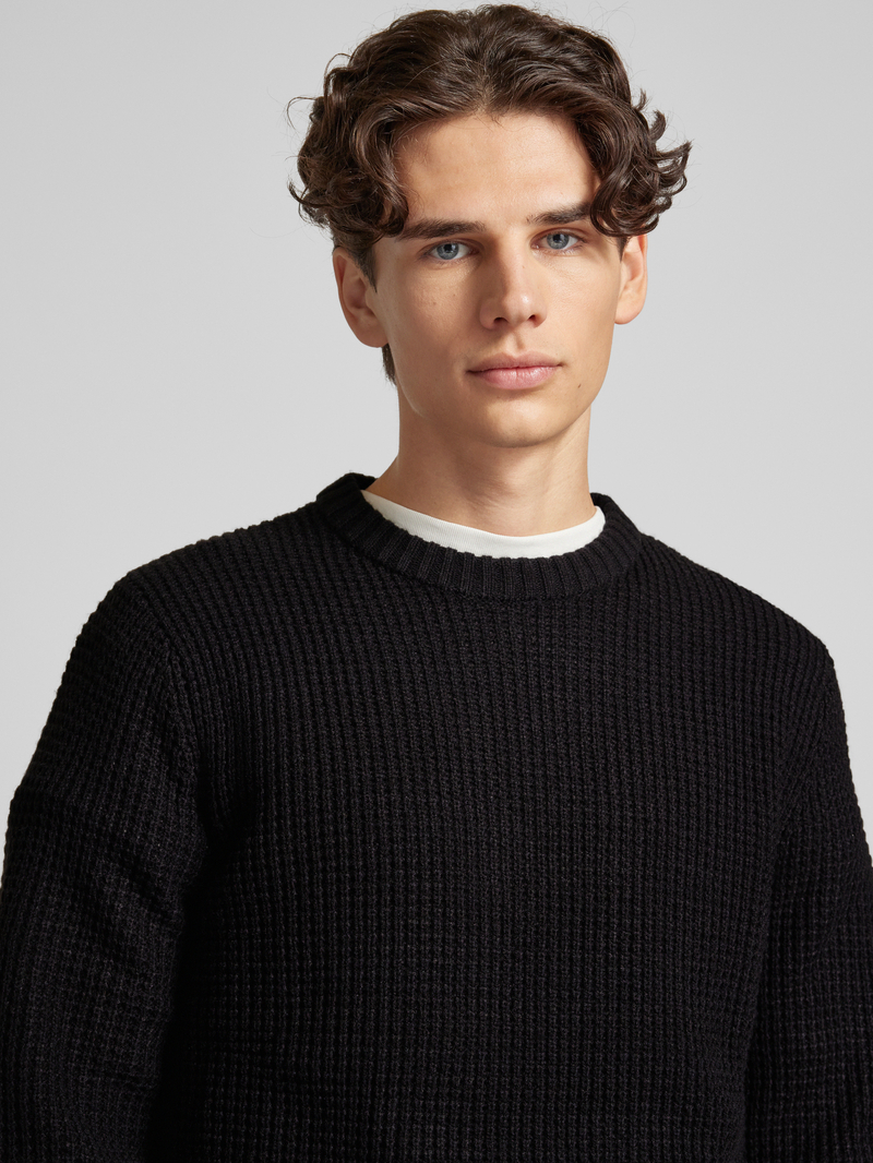 jack & jones Gebreide pullover met ronde hals model 'LIAM'