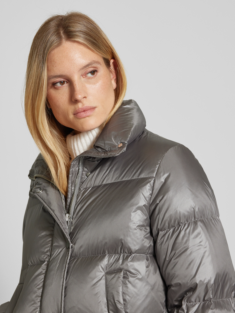 Marc O'Polo Regular fit donsjack van licht nylon met opstaande kraag