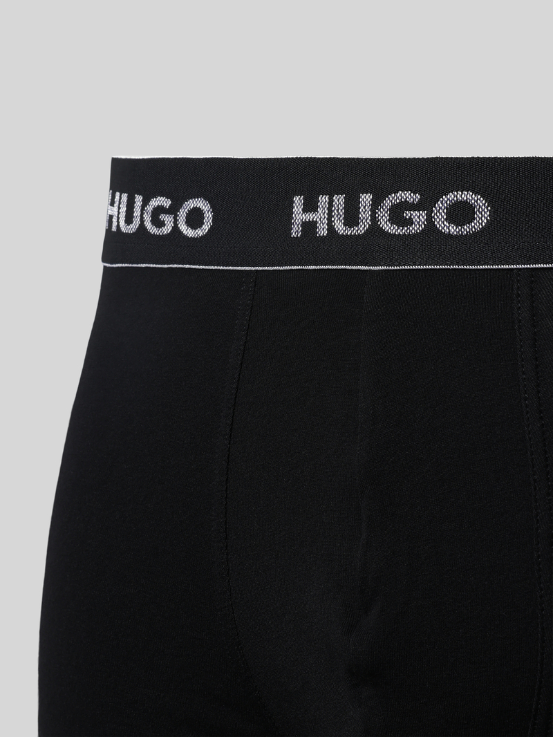 HUGO Boxershort met band met label in een set van 3 stuks