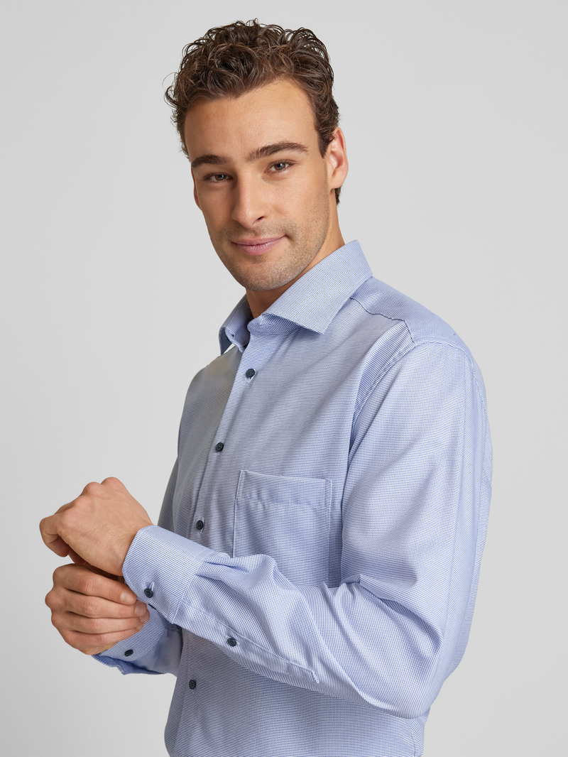 Eterna Modern fit zakelijk overhemd met kentkraag