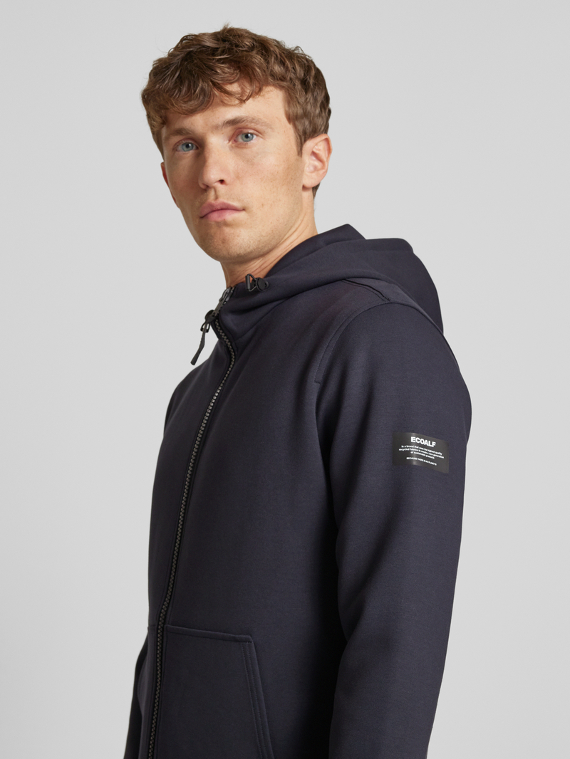 ECOALF Sweatjack met logostitching