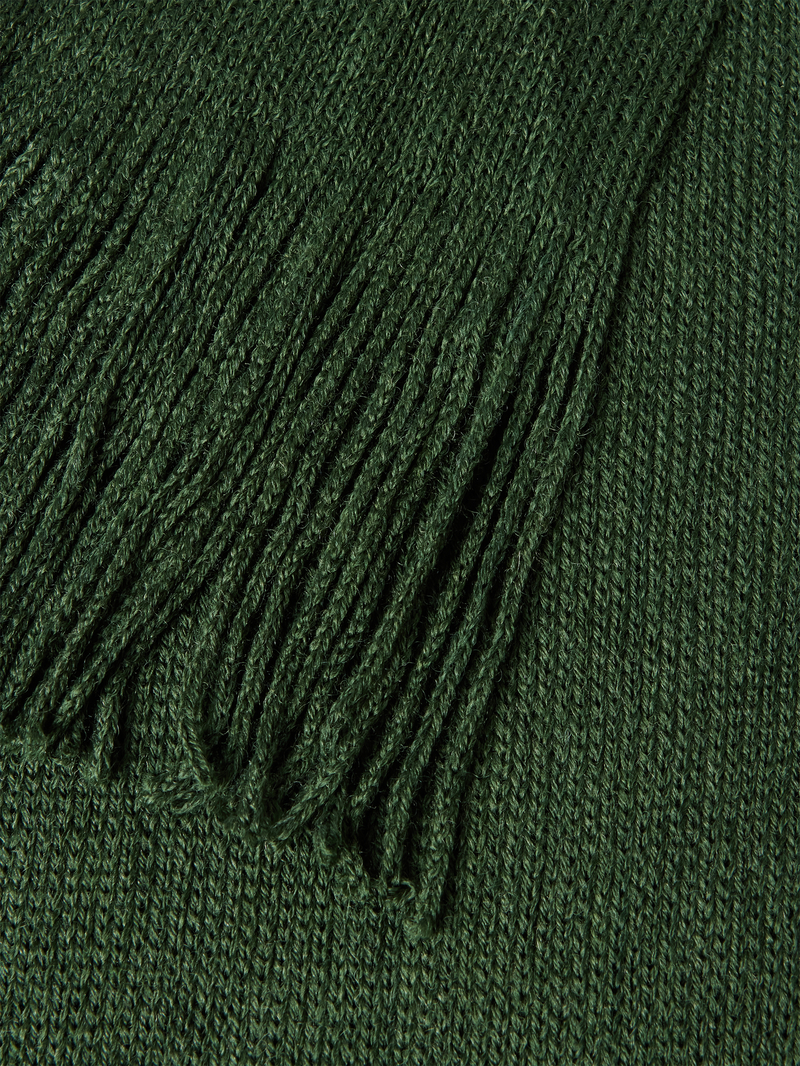 Christian Berg Men Wollen sjaal met franjes