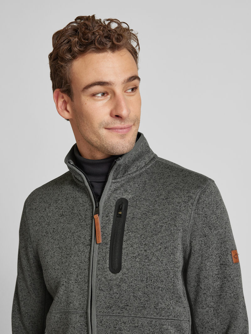 camel active Gebreid jack met borstzak