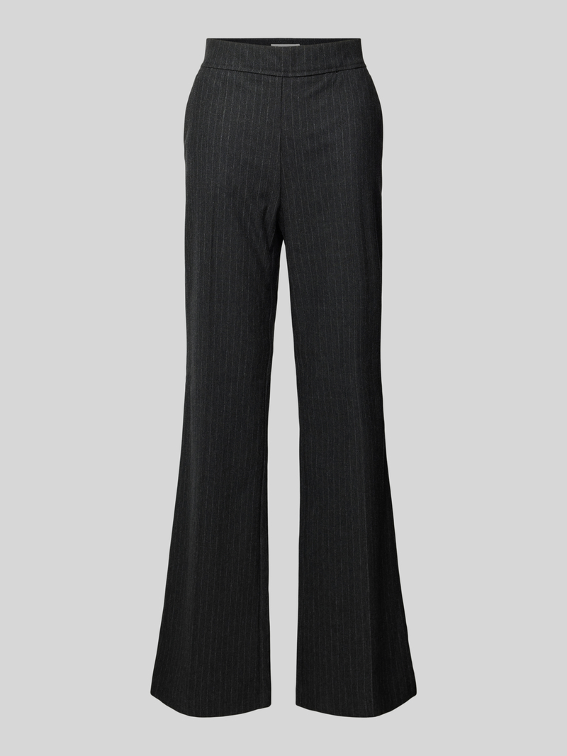 Christian Berg Woman Wide leg stoffen broek met persplooien