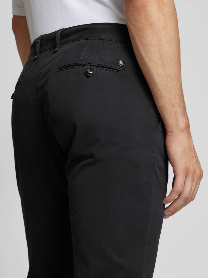 Alberto Stoffen broek met Franse steekzakken model 'Lou'