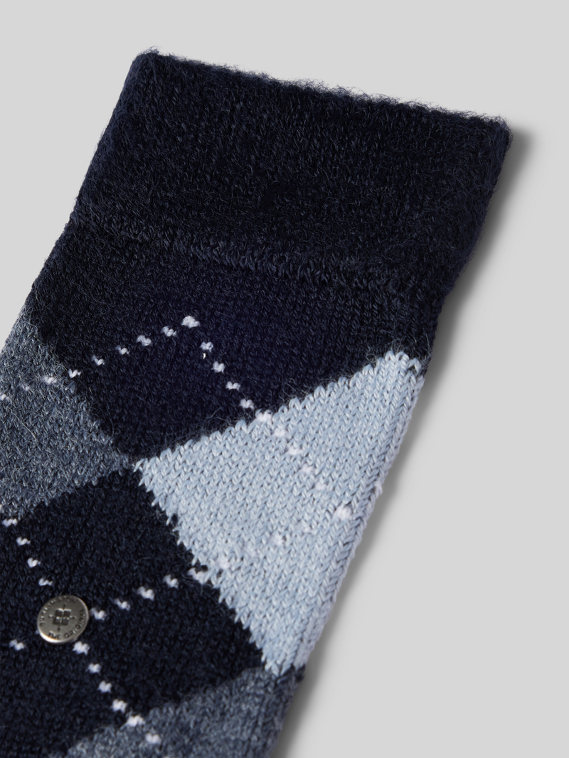 Burlington Sokken met labeldetail model 'WHITBY'