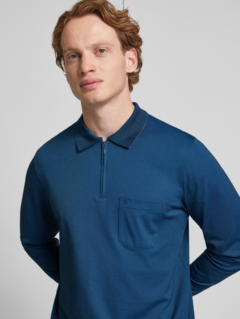 RAGMAN Regular fit poloshirt met borstzak