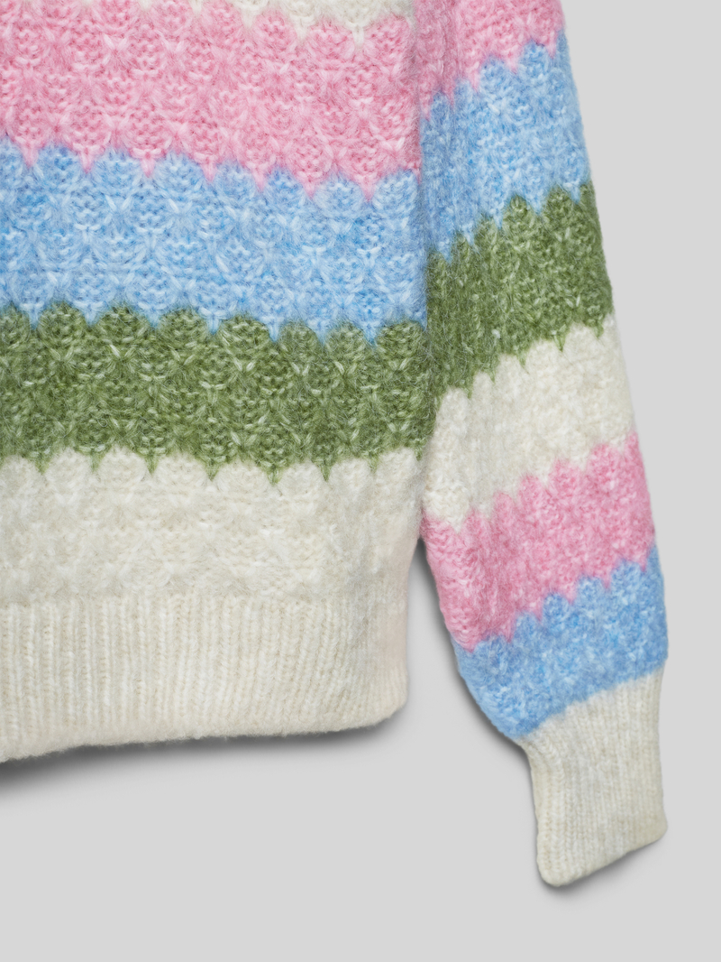 Only Regular fit gebreide pullover met ribboorden model 'CHOLE'