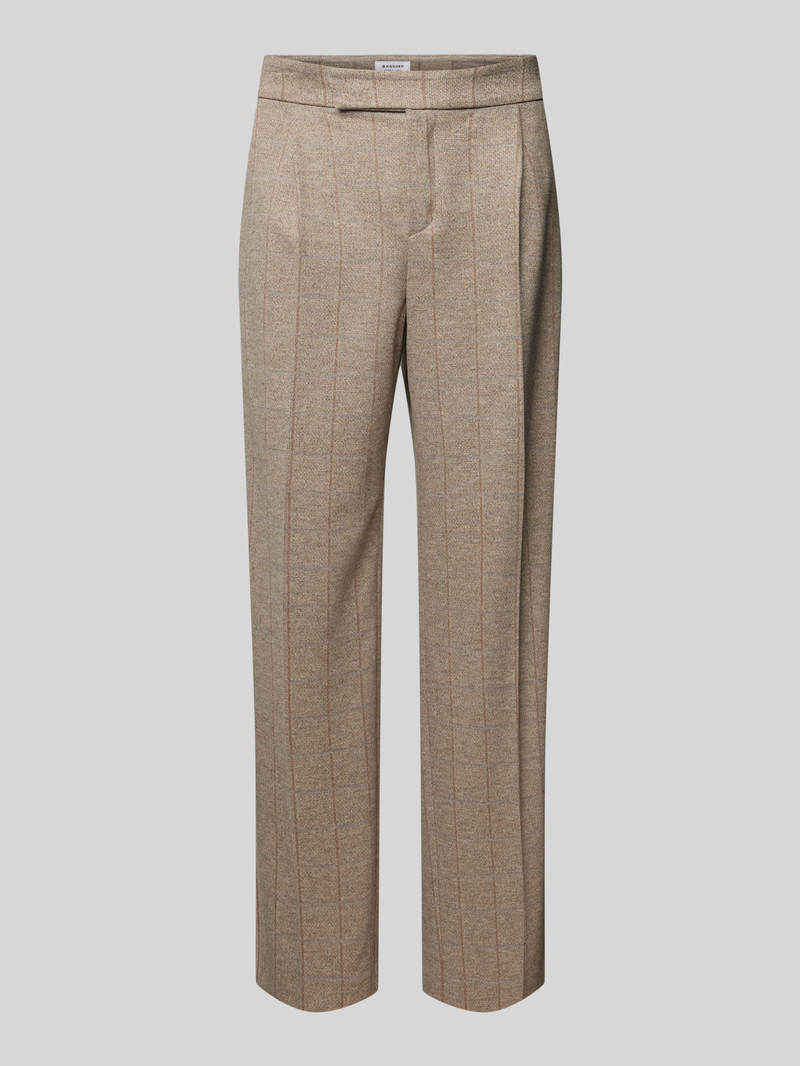 ROSNER Baggy fit stoffen broek met bandplooien model 'Mara'