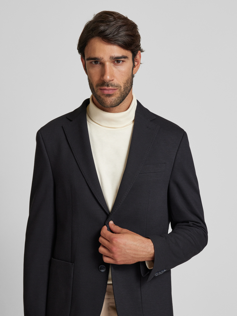 HECHTER PARIS 2-knoops colbert met reverskraag