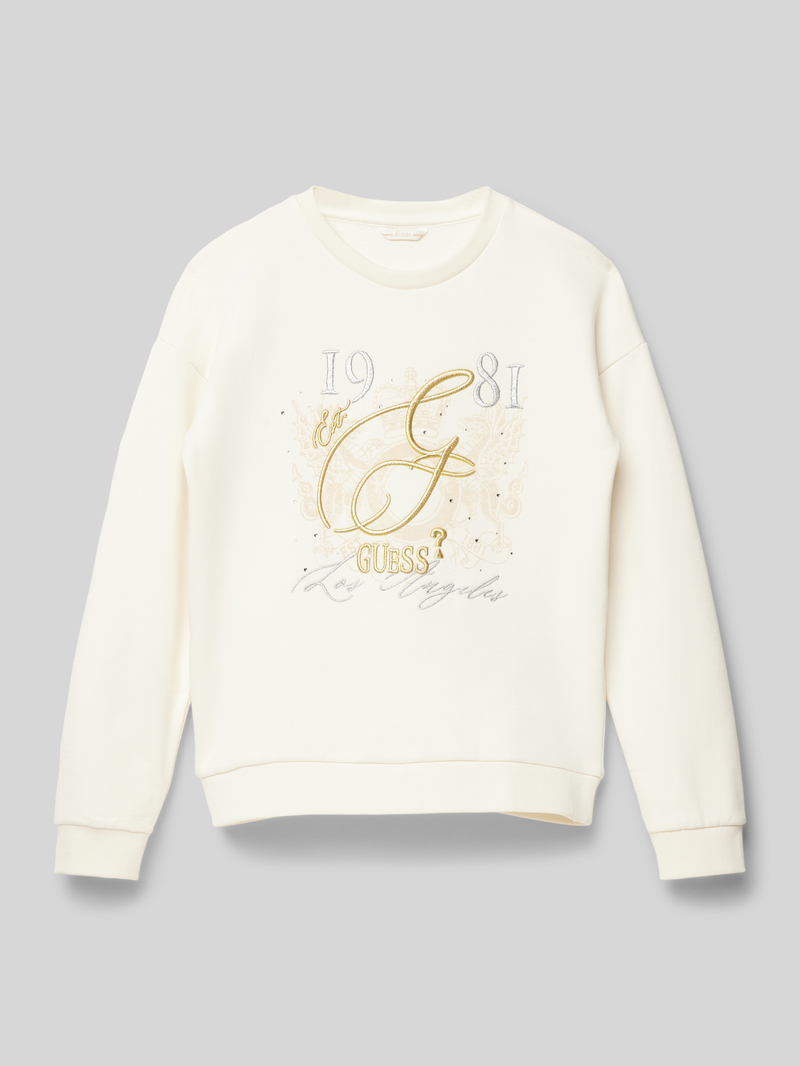 Guess Sweatshirt met labelstitching, model 'ACTIVE'