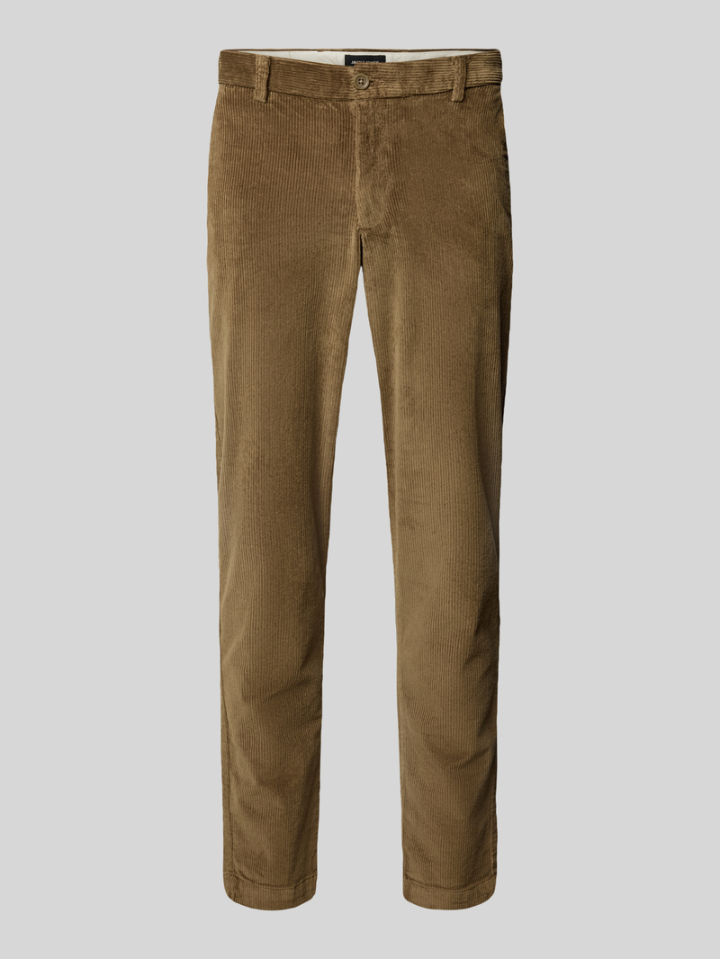 jack & jones Tapered fit corduroy broek met steekzakken model 'CORDUROY'