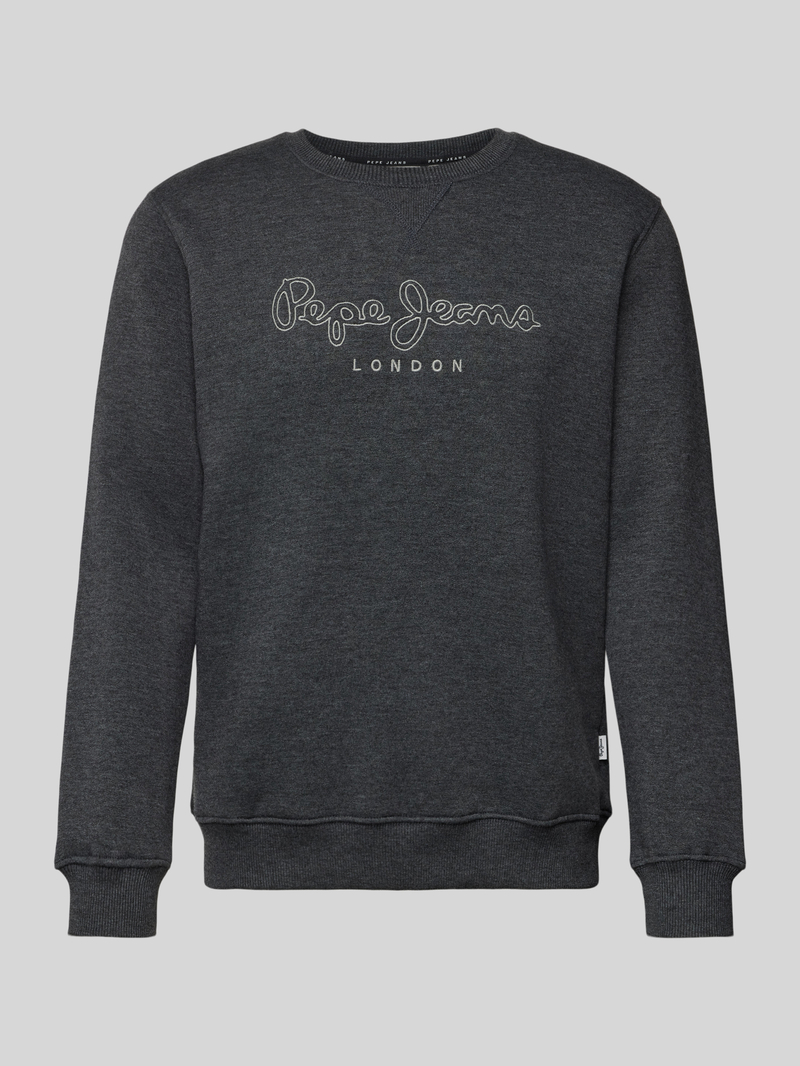 Pepe Jeans Sweatshirt met labelstitching model 'Nouvel'