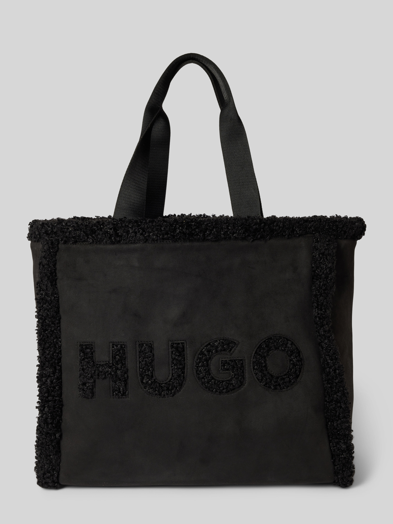 HUGO Tote bag met teddybont, model 'Becky'