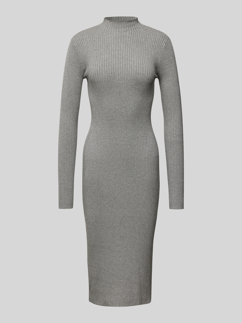 EDITED Gebreide jurk met opstaande kraag model 'Hada'