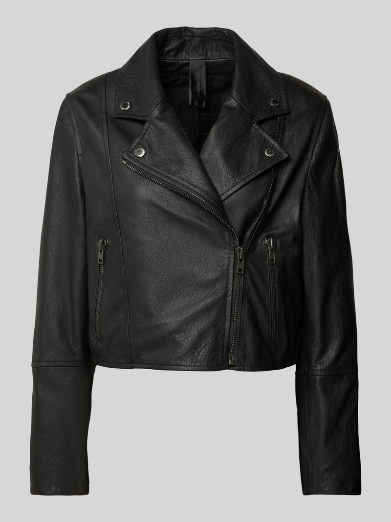 drykorn Leren jack met ritszakken