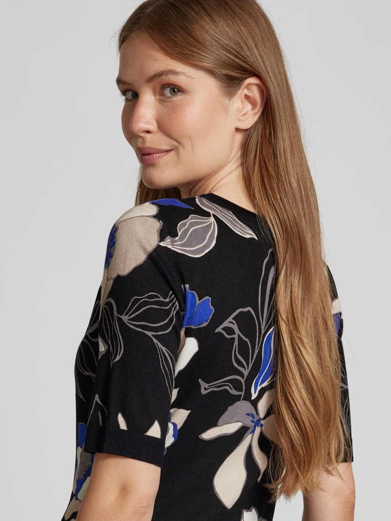 Betty Barclay Gebreid shirt met halflange mouw