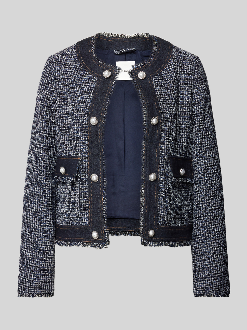 s.Oliver BLACK LABEL Blazer in bouclé-look