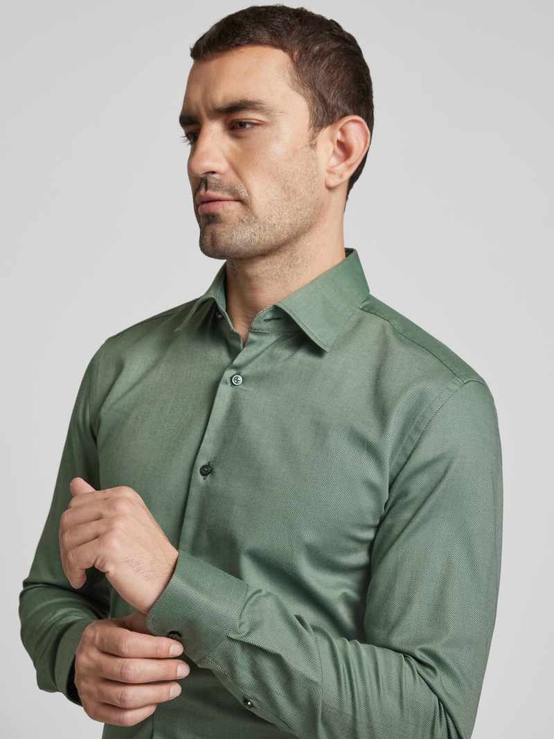 Boss Slim fit zakelijk overhemd met extra lange mouwen model 'Hank'