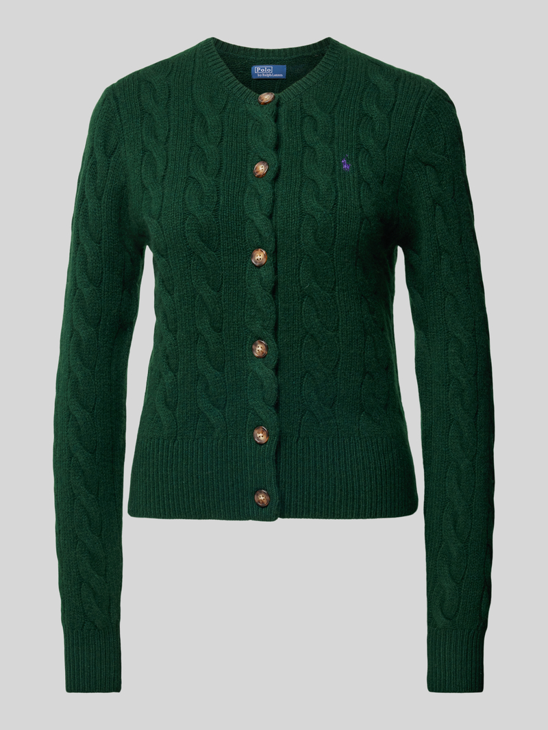 Polo Ralph Lauren Wollen cardigan met kabelpatroon