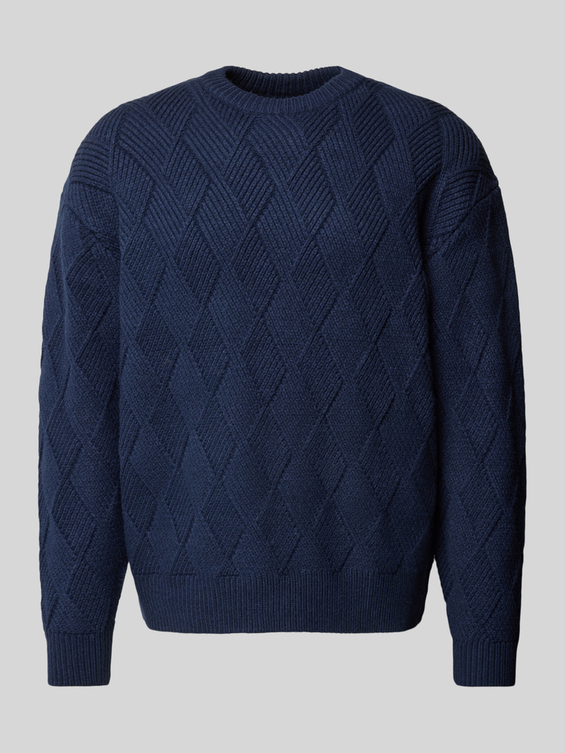 JAKE*S STUDIO MEN Gebreide pullover met ribboorden