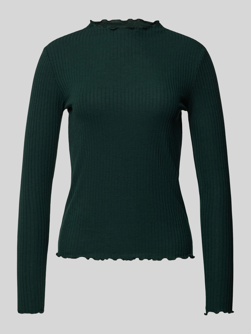 Only Shirt met lange mouwen in riblook model 'EMMA'