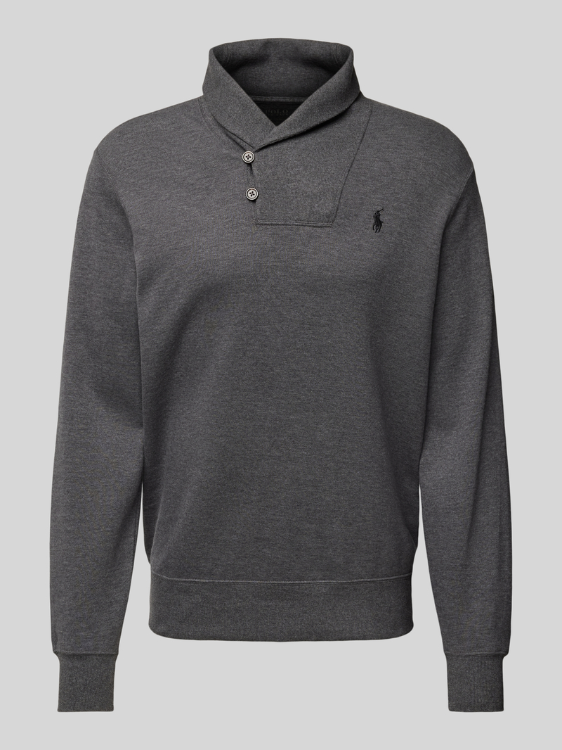 Polo Ralph Lauren Shirt met lange mouwen en logostitching model 'SHAW'