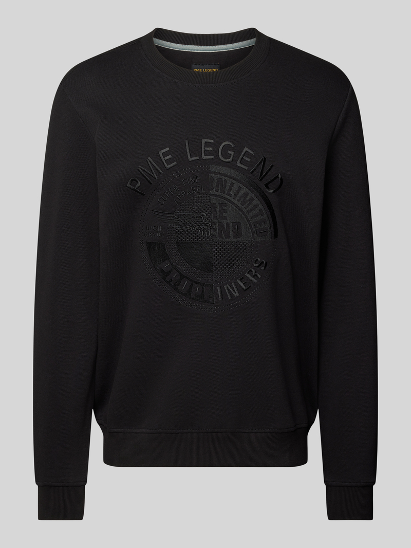 PME Legend Sweatshirt met labelstitching