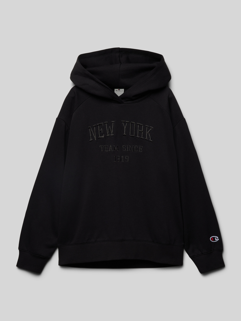 Champion Hoodie met labelstitching