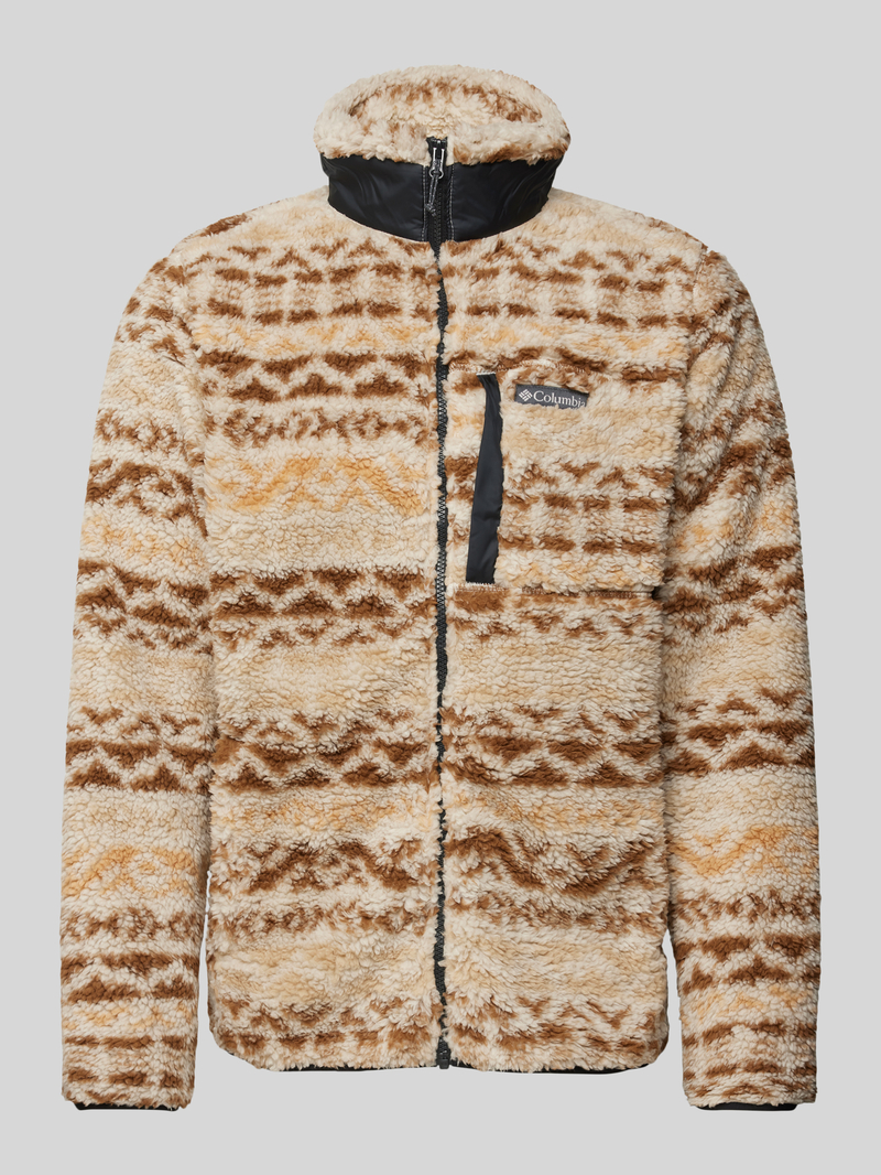 Columbia Sweatjack met opstaande kraag model 'Winter Pass'