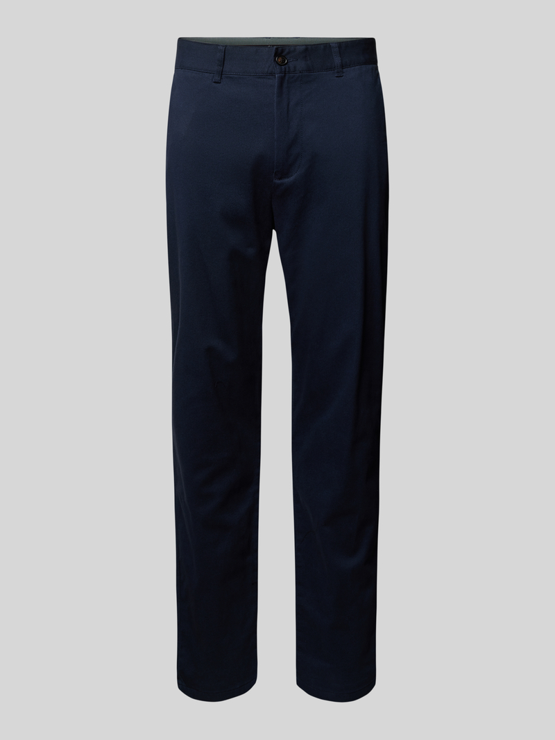 Christian Berg Men Regular fit broek met riemlussen