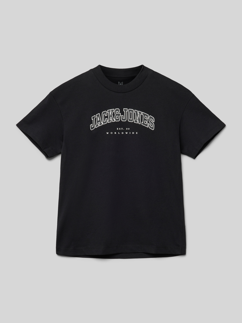jack & jones T-shirt met labelprint model 'CALEB'