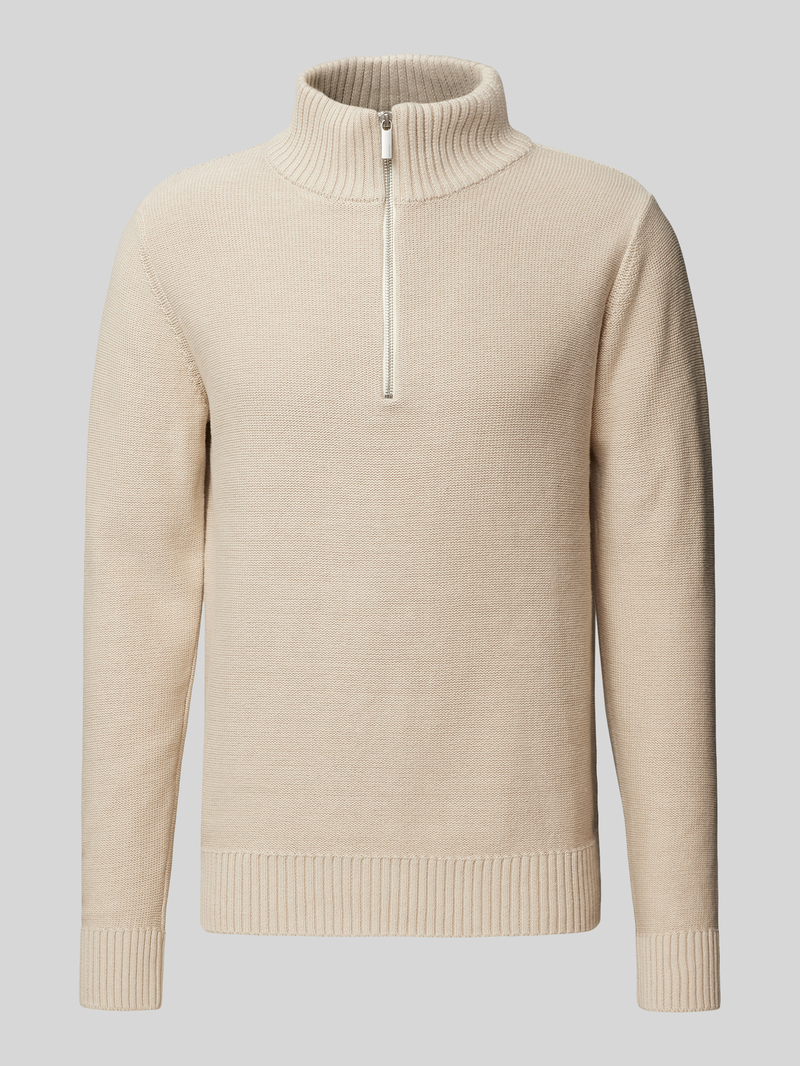 Selected Homme Gebreide pullover met ribboorden, model 'AXEL'