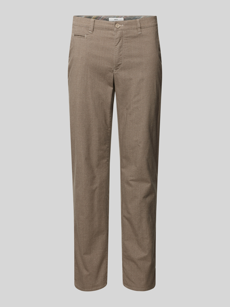 BRAX Regular fit chino met paspelzak model 'FABIO'