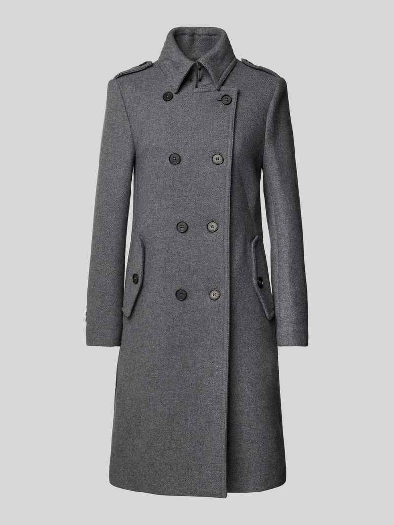 drykorn Lange jas met knoopsluiting model 'HARLESTON'