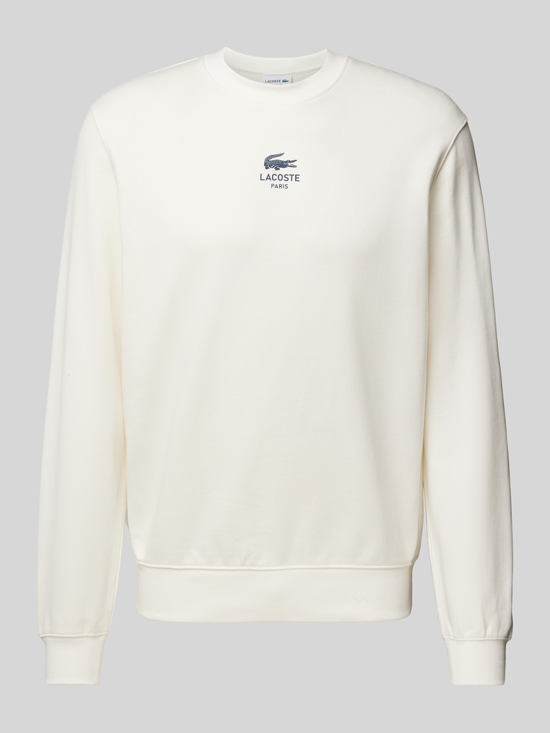 Lacoste Classic fit sweatshirt met logoprint model 'HERITAGE'