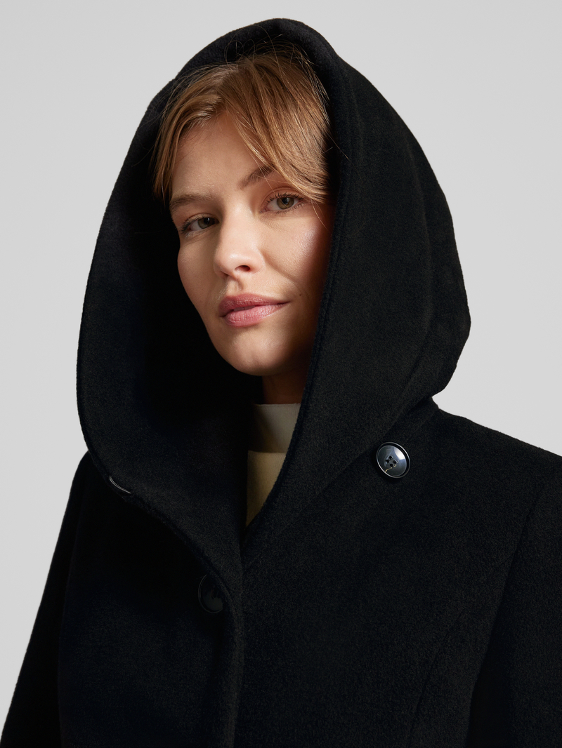 Milo Coats Lange jas met capuchon model 'Nella'