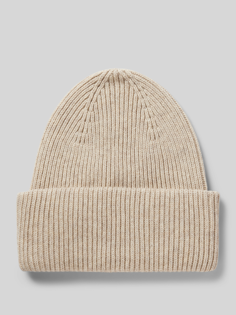 Profuomo Beanie met brede omslag