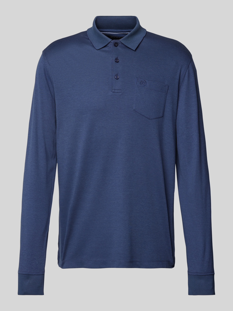 Bugatti Poloshirt met borstzak