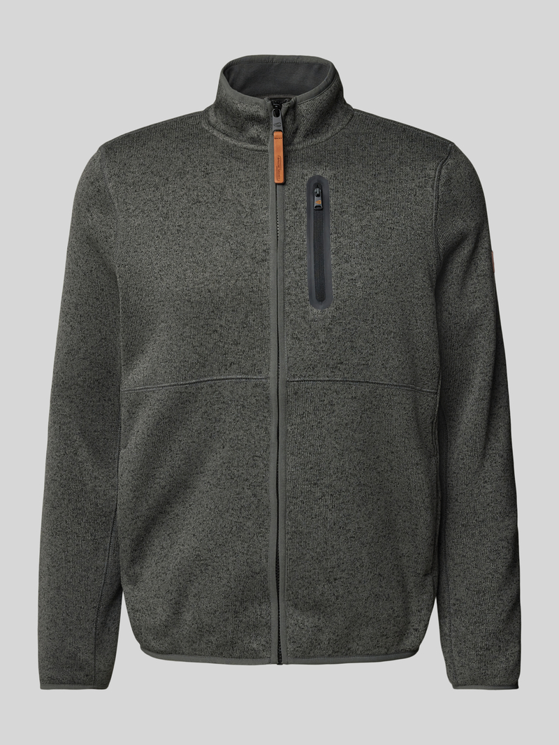 camel active Gebreid jack met borstzak