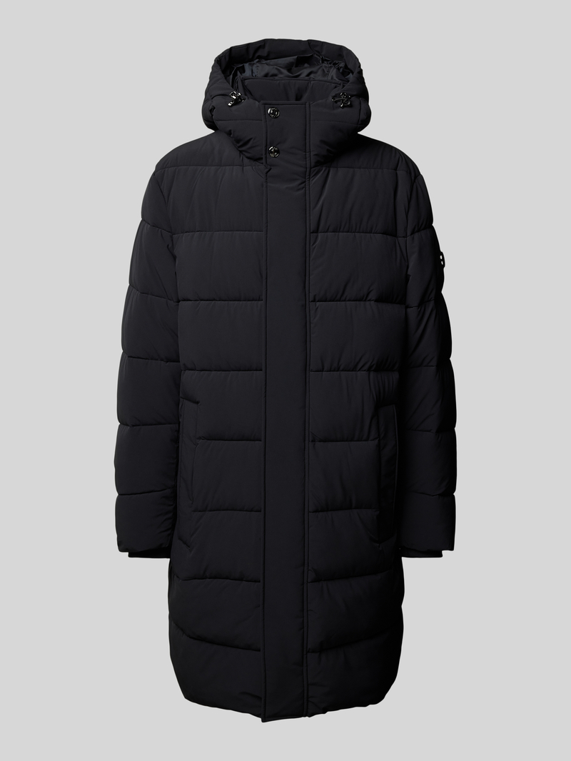 JOOP! Collection Gewatteerde lange jas met capuchon model 'Winsten'