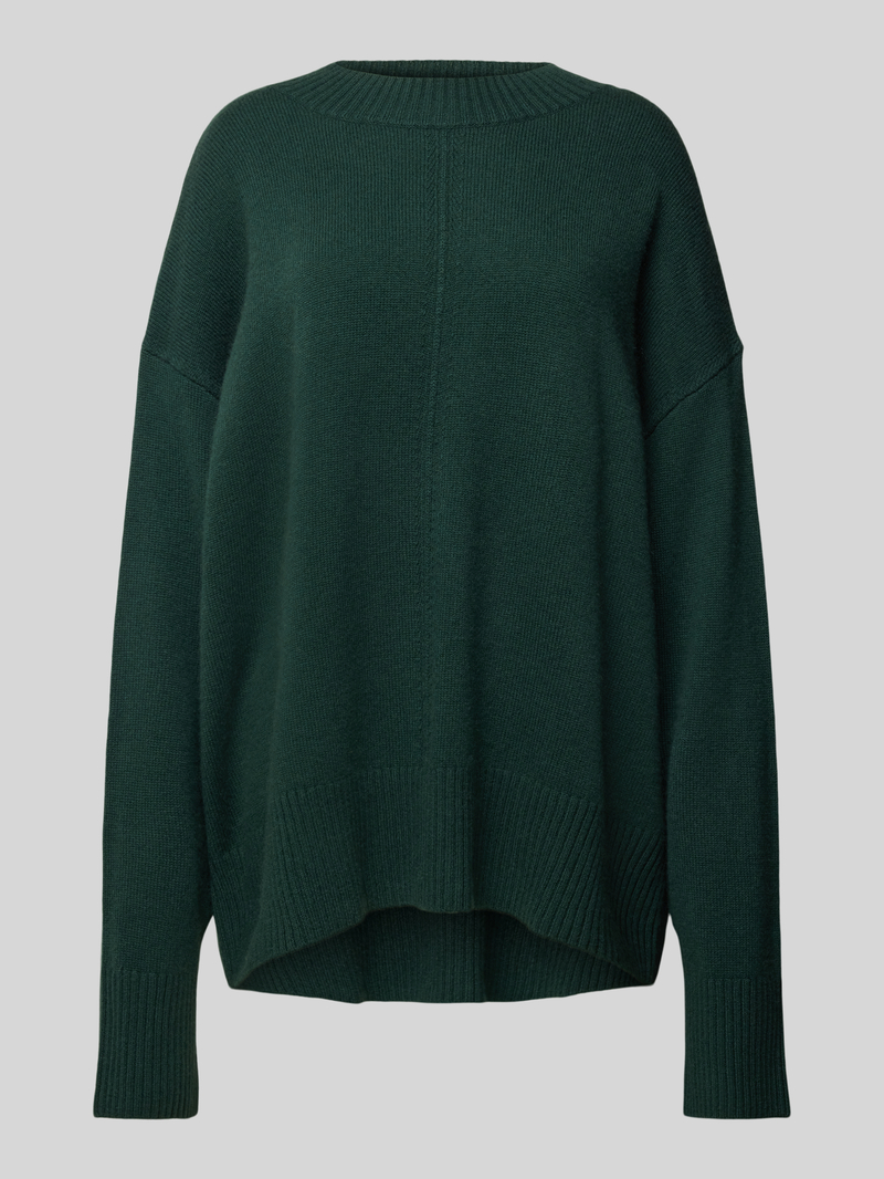 Boss Oversized gebreide pullover met ribboorden, model 'Finfi'