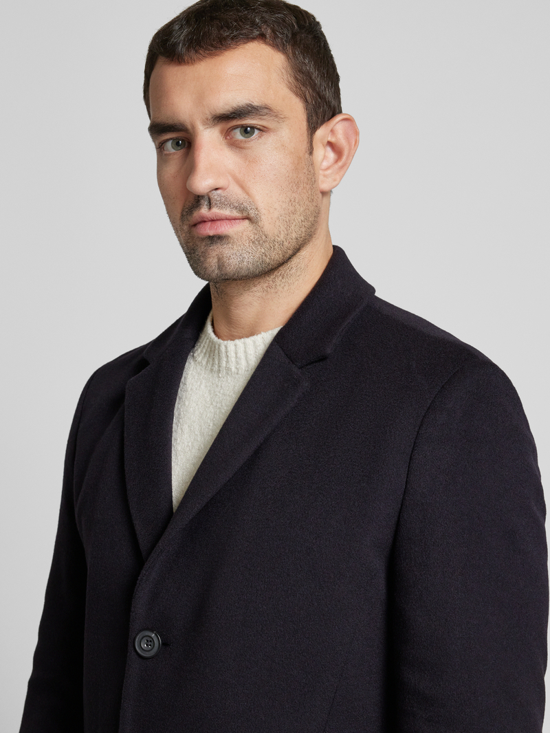 HUGO Lange jas met reverskraag model 'Migor'