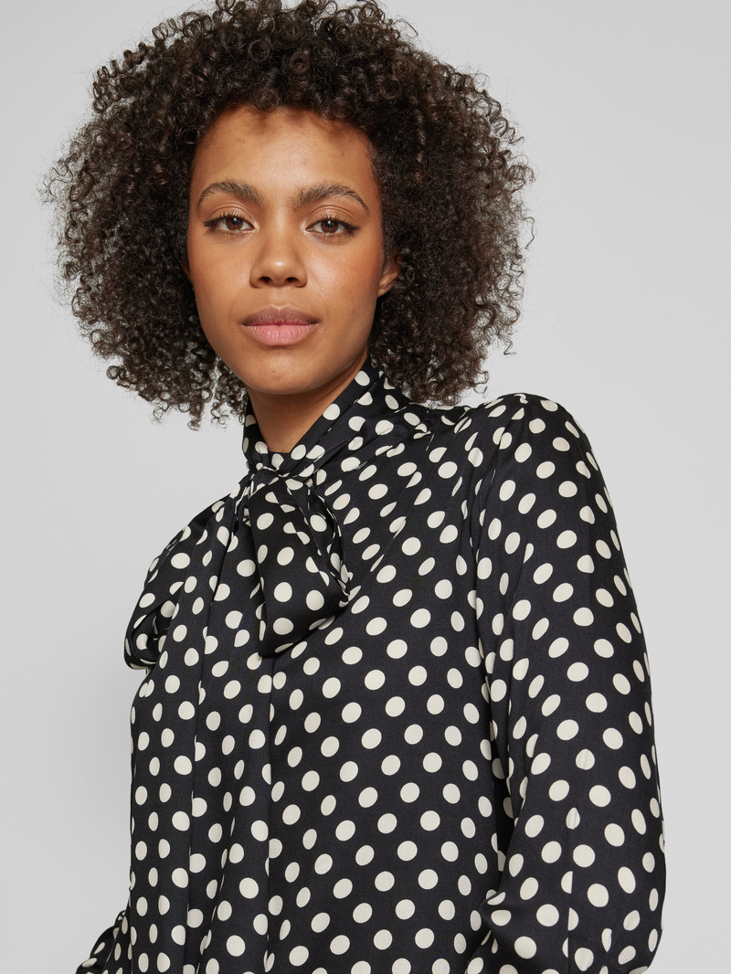milano italy Overhemdblouse met strikdetail