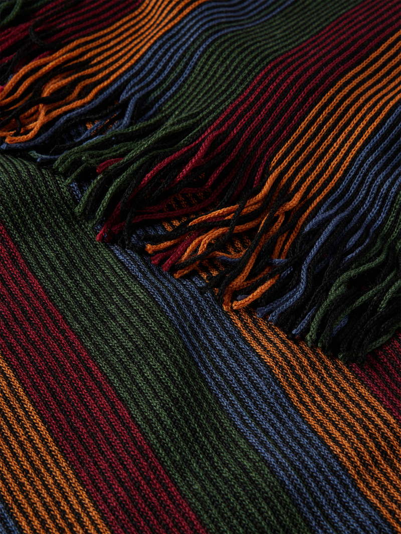 Christian Berg Men Wollen sjaal met franjes