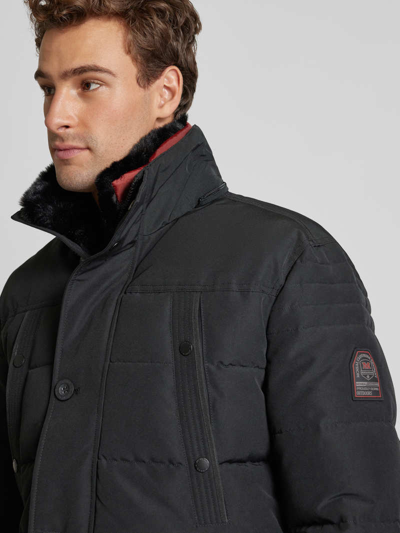 MCNEAL Gewatteerd jack met labeldetail