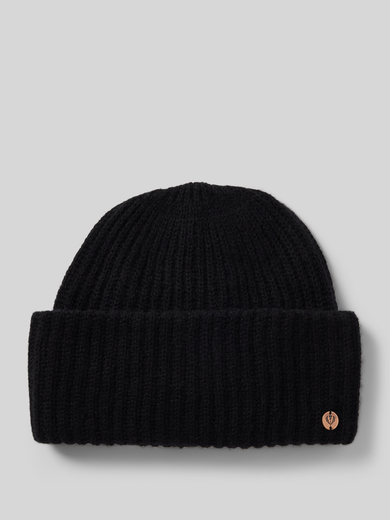 Fraas Beanie met labeldetail