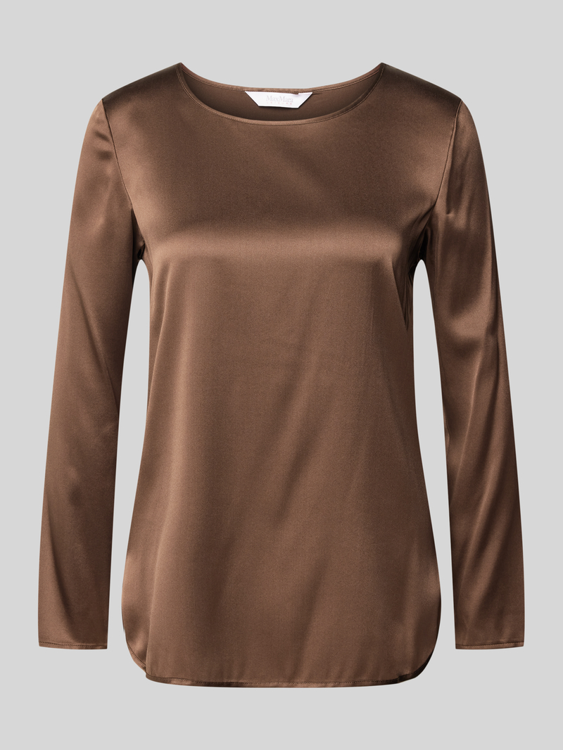 MaxMara Leisure Blouseshirt met ronde hals, model 'MOLDAVA'