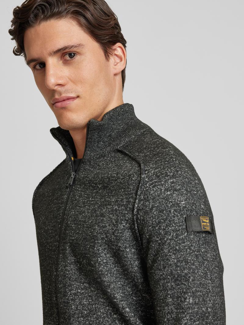 PME Legend Gebreid jack met labelpatch