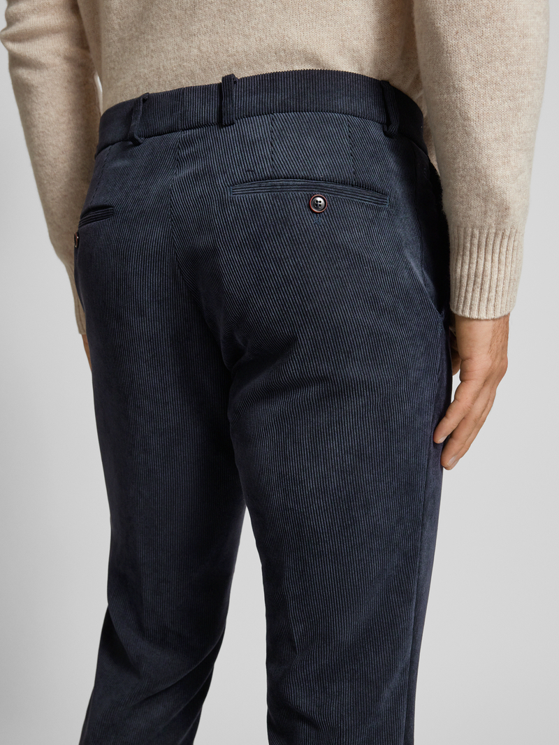 carl gross Corduroy broek met steekzakken model 'Tomte'